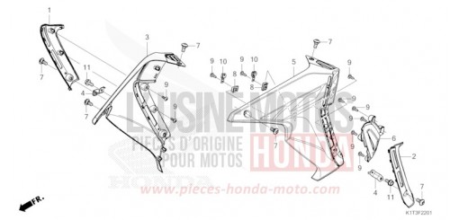 RADKRANZ (CRF250LR/LRA,CRF300LR/LRA) CRF300LRAM de 2021